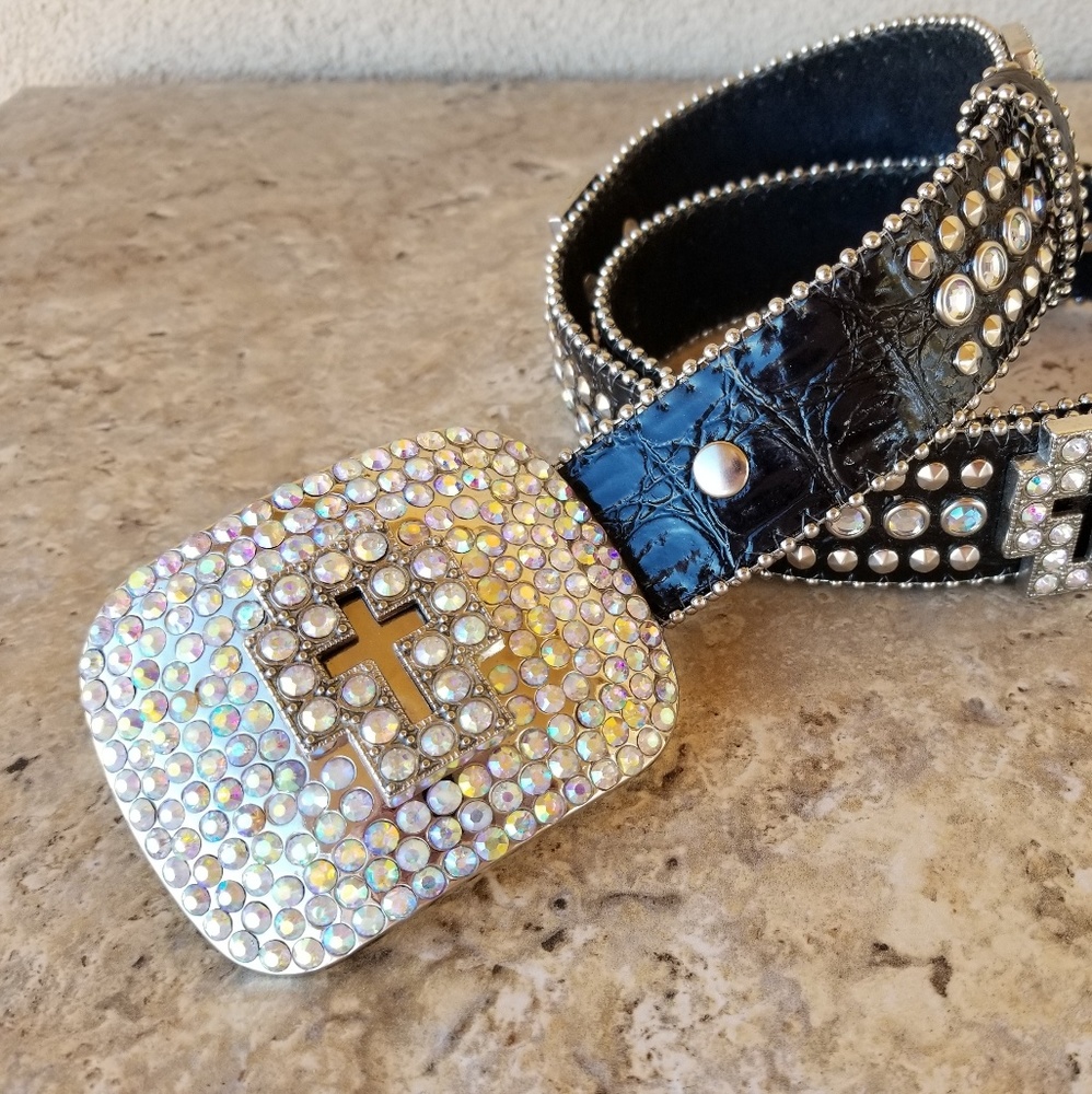 Rhinestone Western Belt Small